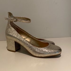 BP Gold Low Heel Size 7.5